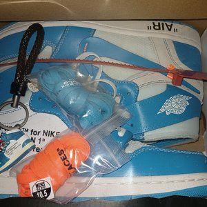 Off white Nike Air Jordan 1" Oregon USA